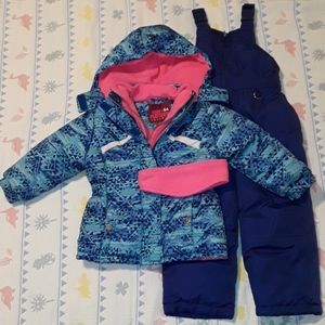 Pink Platinum Advance Toddlers Snow Suit